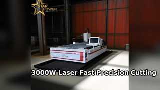 উচ্চ গতির স্টেইনলেস স্টীল লেজার কাটার 3000W
