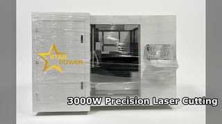 3000W ফাইবার লেজার কর্তনকারী উচ্চ নির্ভুলতা ধাতু কাটা