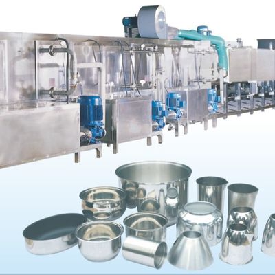 উচ্চ গতির ধাতব উপকরণ ওয়াশিং লাইন 265kw 2.5t/H রান্নাঘর উপকরণ ওয়াশিং সরঞ্জাম কাজ প্রবাহ নরম জল