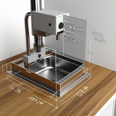 বেসিন এর জন্য নিচের কোণার রাউন্ডিং প্রেস