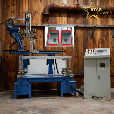 পিএলসি সিএনসি সিস্টেম এবং সার্ভো মোটর পজিশনিং সহ স্বয়ংক্রিয় চার-পার্শ্বযুক্ত ওয়েল্ডিং মেশিন