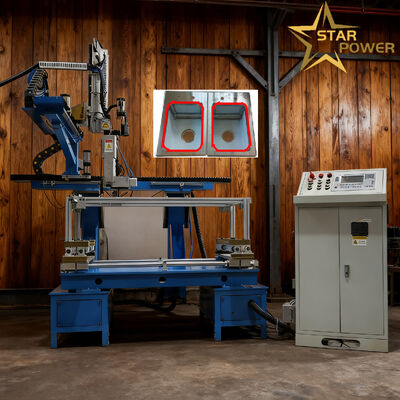 উচ্চ-দক্ষতা সম্পন্ন CNC স্বয়ংক্রিয় ফ্ল্যাট চার-পার্শ্বযুক্ত ওয়েল্ডিং মেশিন, যাতে 4-অক্ষ সিঙ্ক্রোনাস সংযোগ এবং 0.8-4.0 মিমি প্লেটের জন্য নির্ভুল ফিউশন নিয়ন্ত্রণ রয়েছে