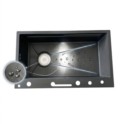 ভালো দাম 34 Inch Undermount Double Bowl Kitchen Sink 50 50 SUS304 16 Gauge Zero Radius অনলাইন