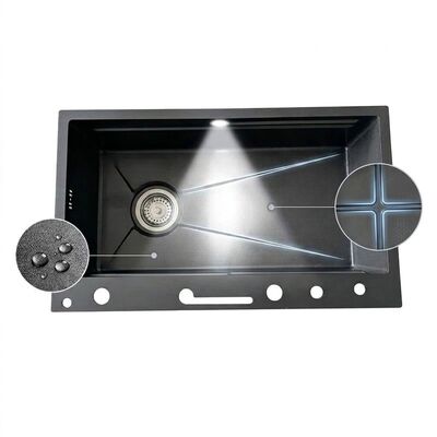 ভালো দাম 40 Inch Commercial Double Bowl Drop-In Kitchen Sink 16 Gauge with Drainboard অনলাইন