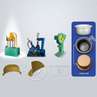 গুণমান Non Stick Pan Body Production Line 260 Ton Three Beam Hydraulic Press Machine for Cookware Making কারখানা